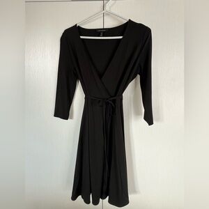 Banana Republic Black Long Sleeve Dress